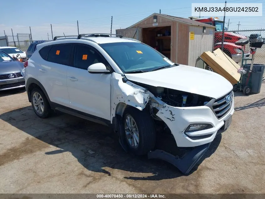 KM8J33A48GU242502 2016 Hyundai Tucson Se