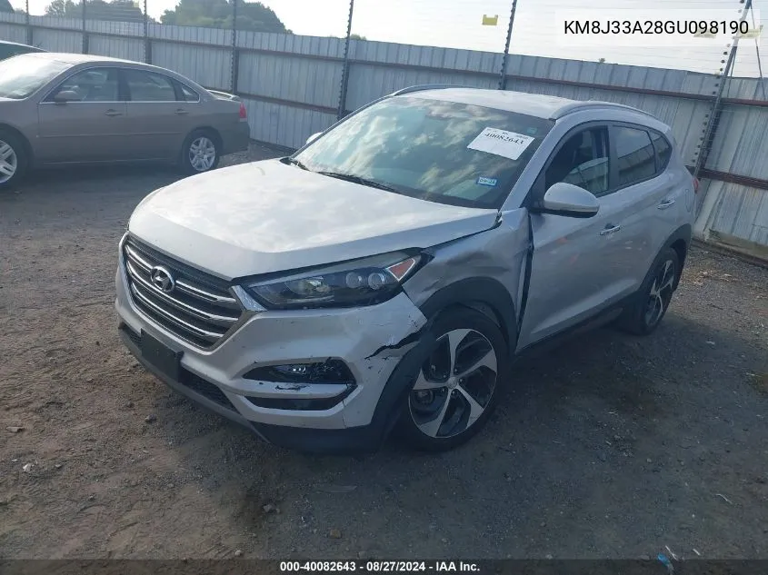 KM8J33A28GU098190 2016 Hyundai Tucson Limited