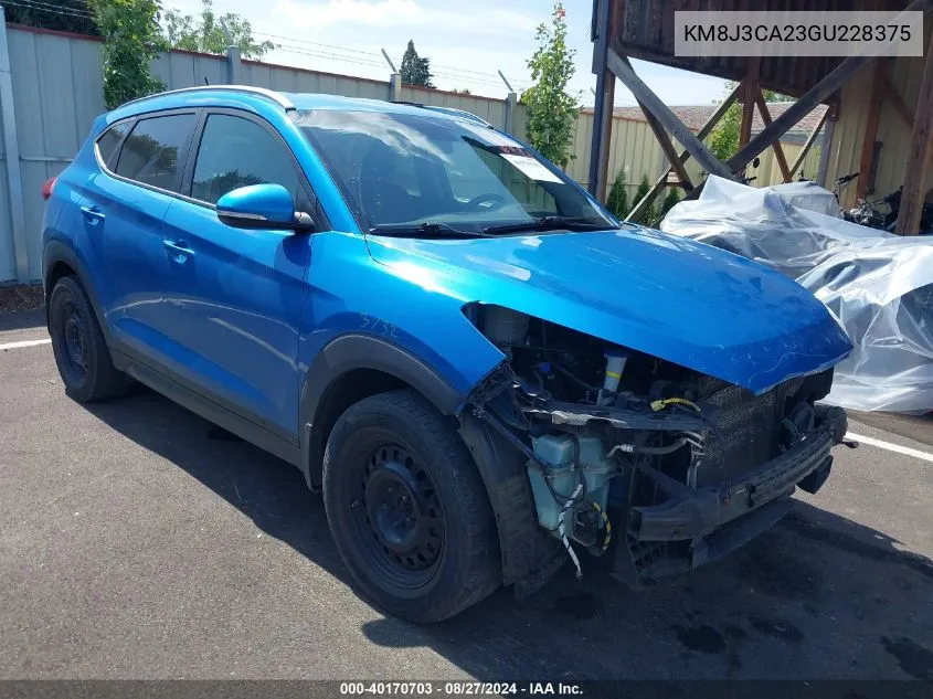 KM8J3CA23GU228375 2016 Hyundai Tucson Sport