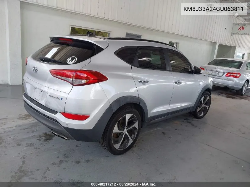 KM8J33A24GU063811 2016 Hyundai Tucson Limited