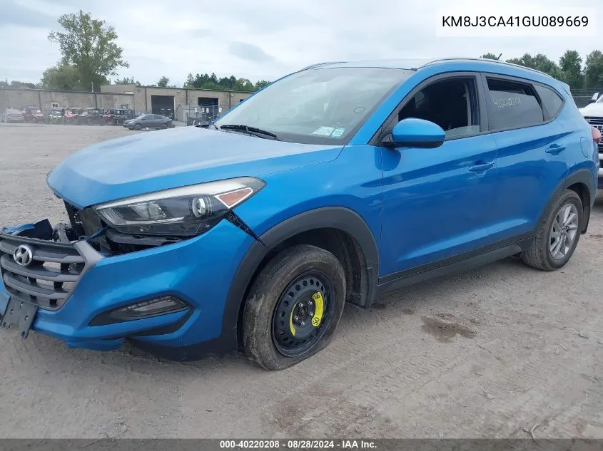 KM8J3CA41GU089669 2016 Hyundai Tucson Se