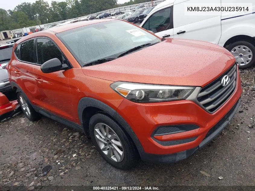 KM8J23A43GU235914 2016 Hyundai Tucson Se