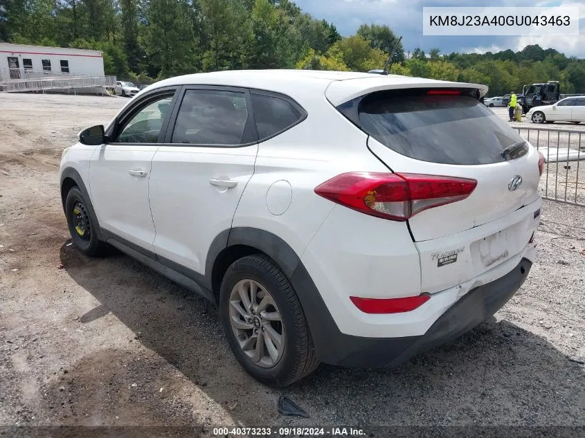 KM8J23A40GU043463 2016 Hyundai Tucson Se