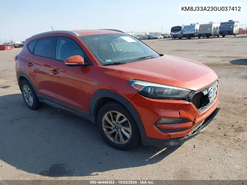 KM8J33A23GU037412 2016 Hyundai Tucson Eco