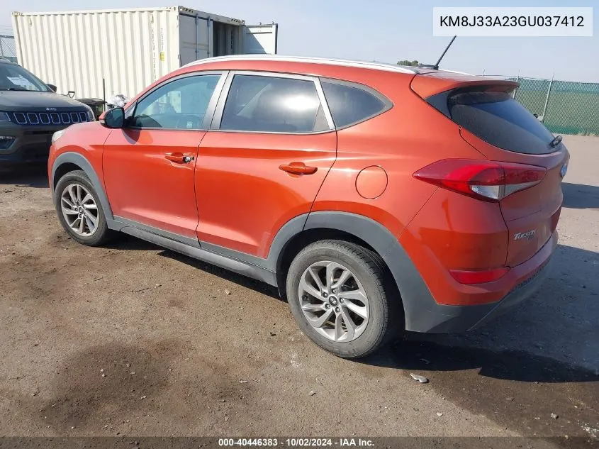 KM8J33A23GU037412 2016 Hyundai Tucson Eco