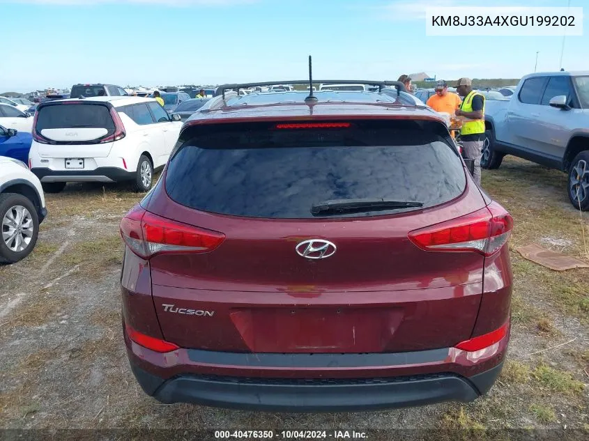 KM8J33A4XGU199202 2016 Hyundai Tucson Se