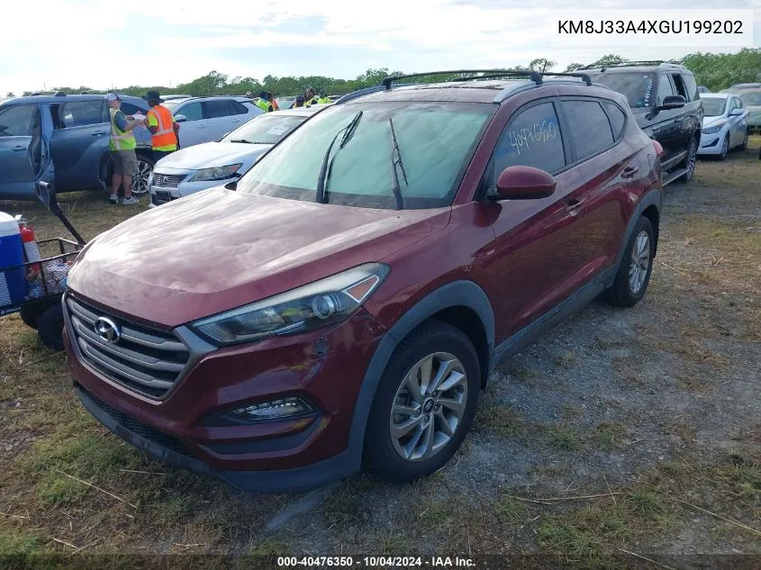 KM8J33A4XGU199202 2016 Hyundai Tucson Se