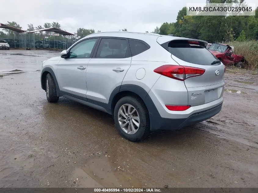 KM8J3CA43GU259045 2016 Hyundai Tucson Se