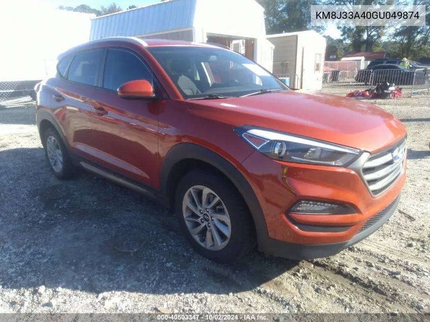 KM8J33A40GU049874 2016 Hyundai Tucson Se