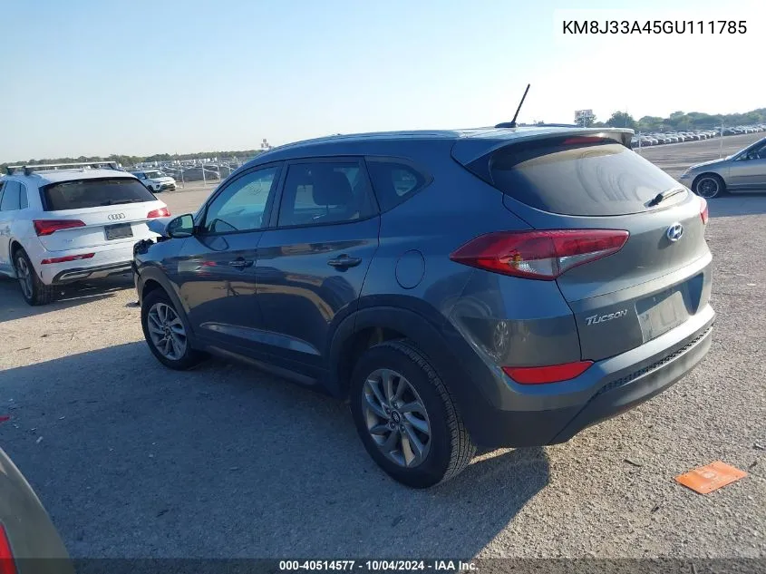 KM8J33A45GU111785 2016 Hyundai Tucson Se