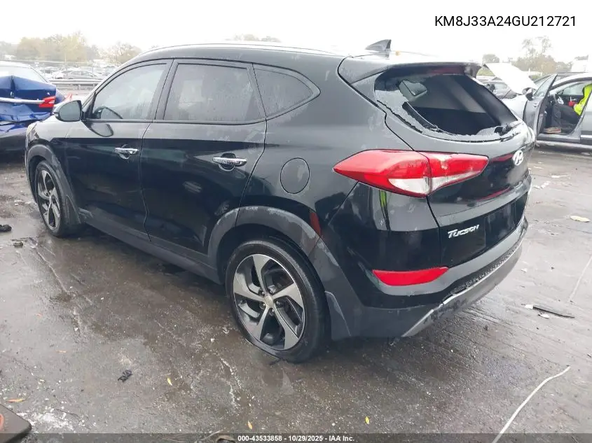 KM8J33A24GU212721 2016 Hyundai Tucson Limited