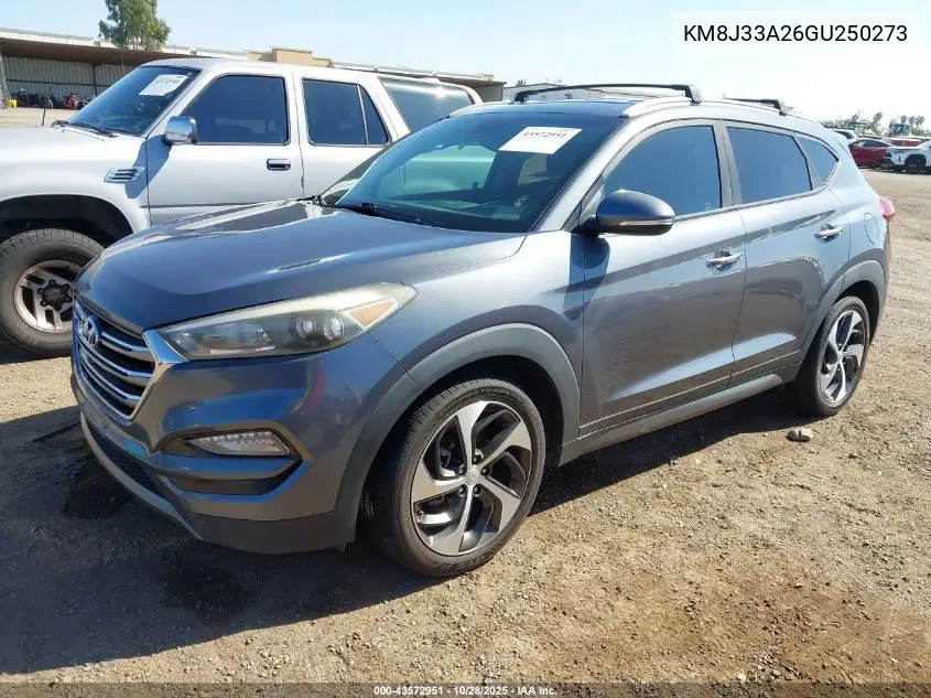KM8J33A26GU250273 2016 Hyundai Tucson Limited