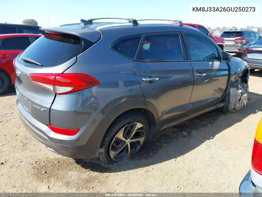 KM8J33A26GU250273 2016 Hyundai Tucson Limited