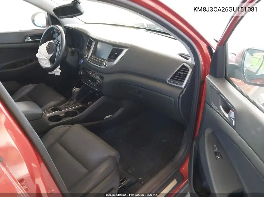 KM8J3CA26GU151081 2016 Hyundai Tucson Limited