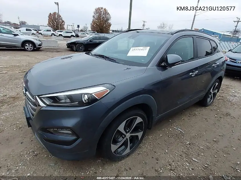 KM8J3CA21GU120577 2016 Hyundai Tucson Limited