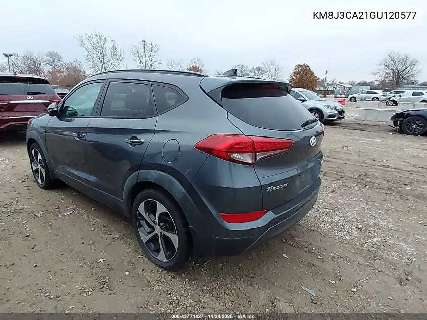 KM8J3CA21GU120577 2016 Hyundai Tucson Limited