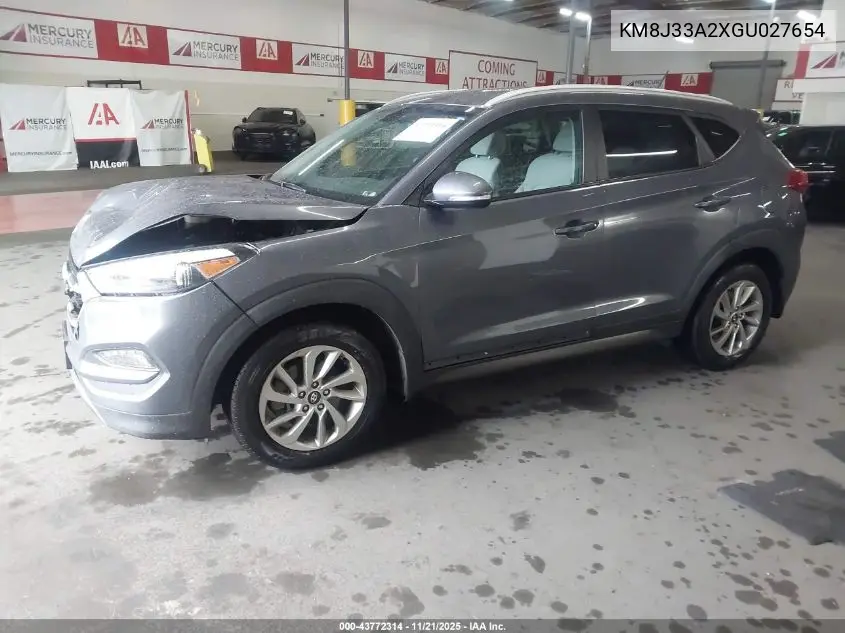 KM8J33A2XGU027654 2016 Hyundai Tucson Eco