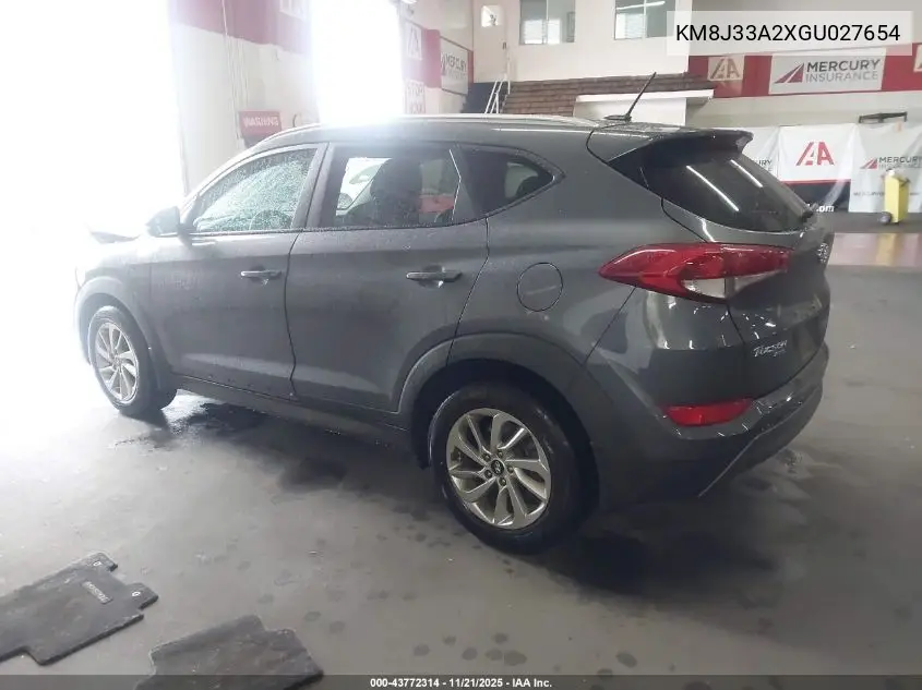 KM8J33A2XGU027654 2016 Hyundai Tucson Eco