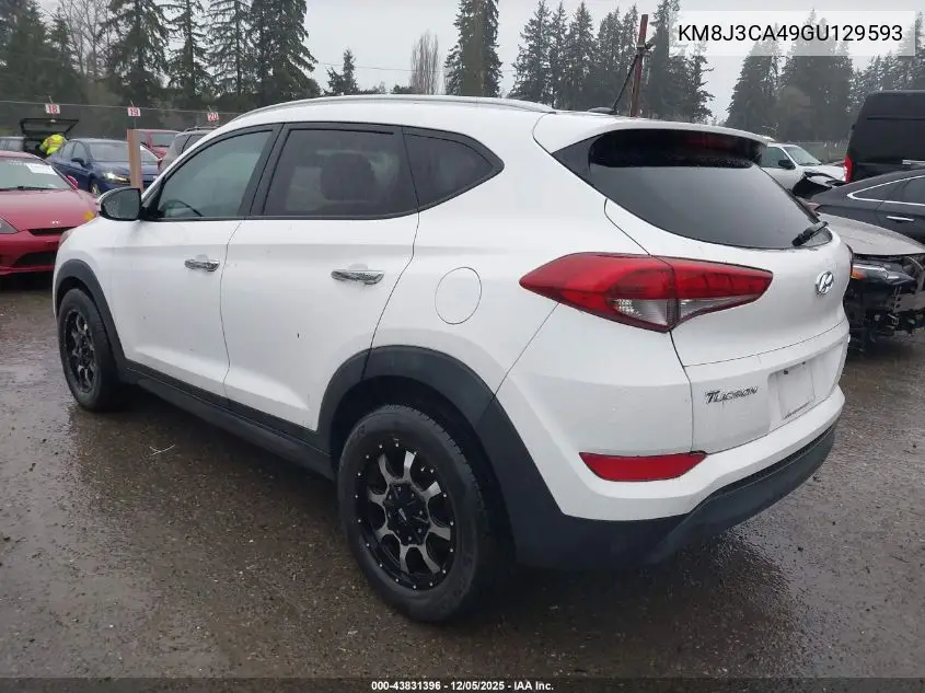 KM8J3CA49GU129593 2016 Hyundai Tucson Se