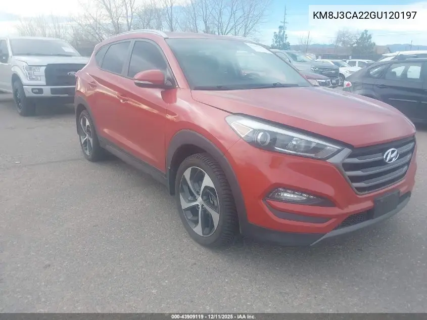 KM8J3CA22GU120197 2016 Hyundai Tucson Sport