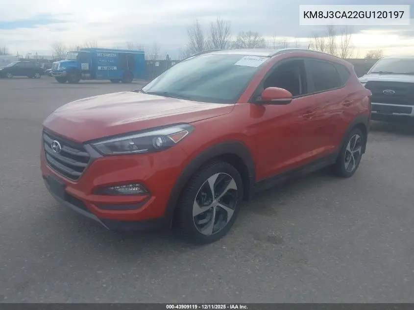 KM8J3CA22GU120197 2016 Hyundai Tucson Sport