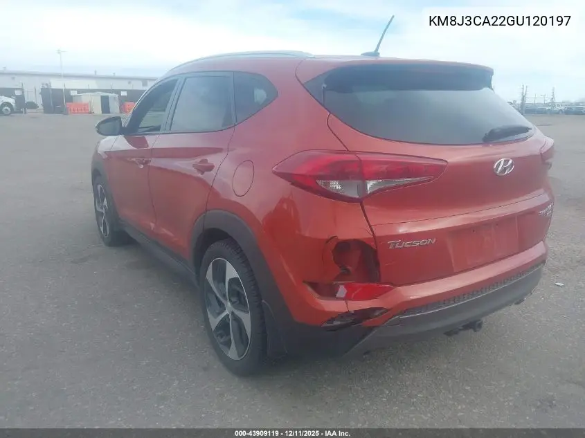 KM8J3CA22GU120197 2016 Hyundai Tucson Sport