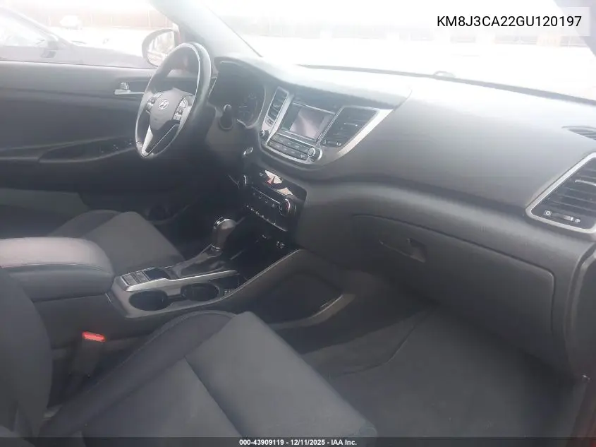 KM8J3CA22GU120197 2016 Hyundai Tucson Sport