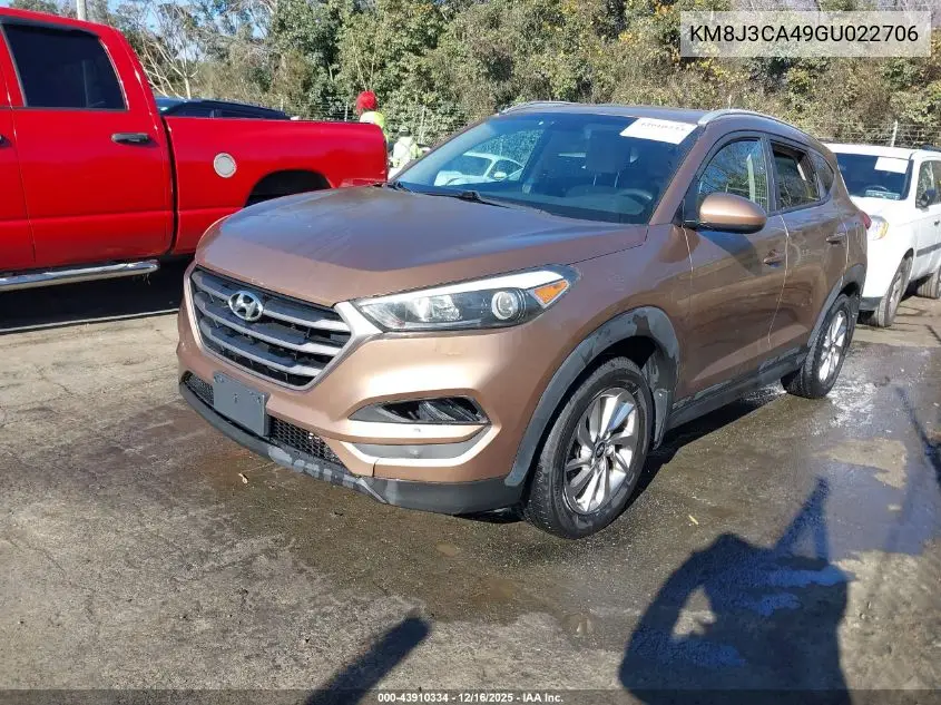 KM8J3CA49GU022706 2016 Hyundai Tucson Se