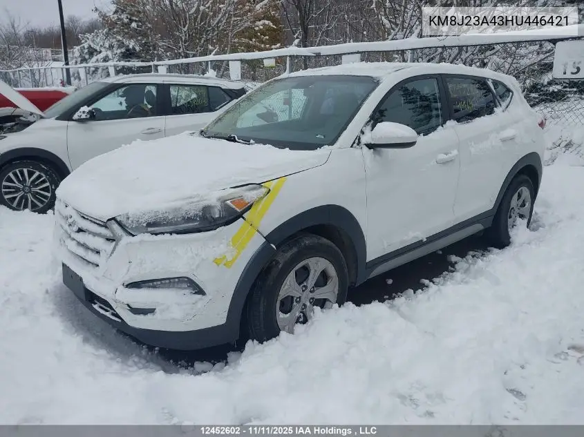 KM8J23A43HU446421 2017 Hyundai Tucson