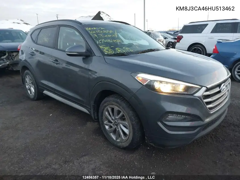 KM8J3CA46HU513462 2017 Hyundai Tucson Se