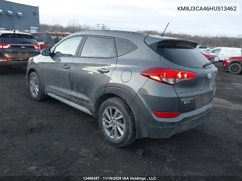 KM8J3CA46HU513462 2017 Hyundai Tucson Se