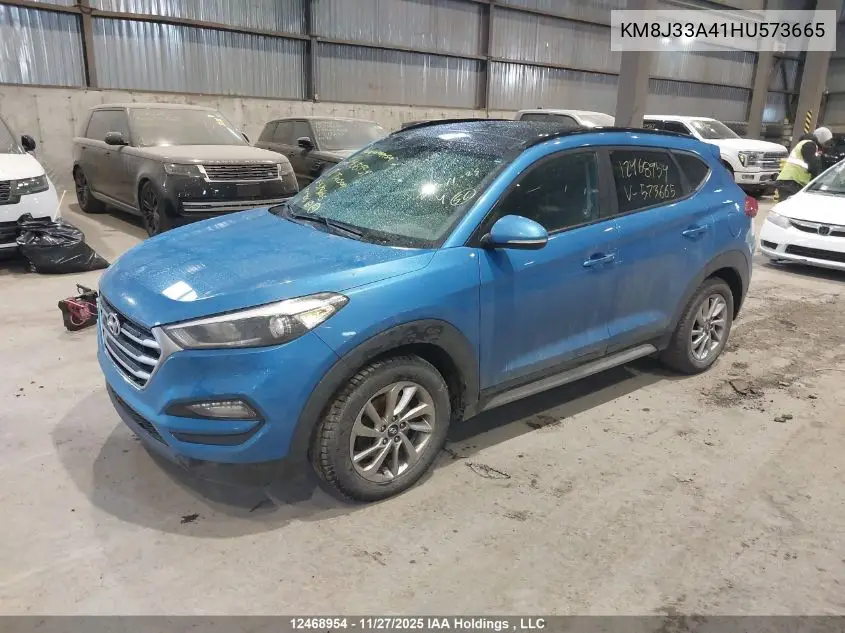 KM8J33A41HU573665 2017 Hyundai Tucson Se