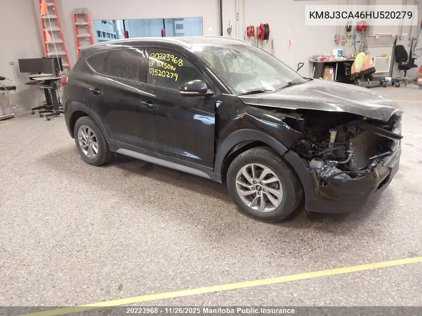 KM8J3CA46HU520279 2017 Hyundai Tucson