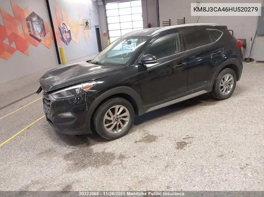 KM8J3CA46HU520279 2017 Hyundai Tucson