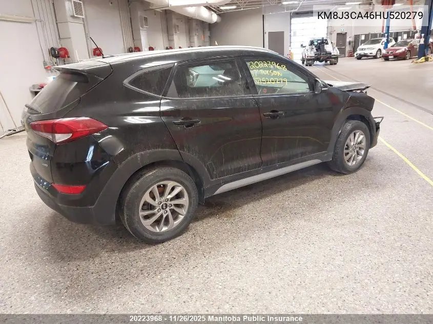 KM8J3CA46HU520279 2017 Hyundai Tucson
