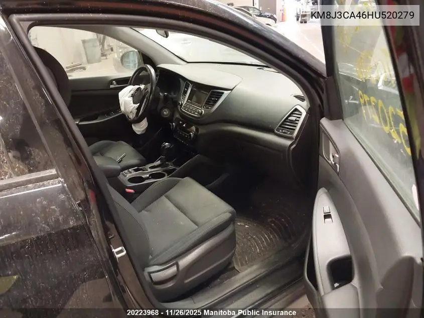 KM8J3CA46HU520279 2017 Hyundai Tucson