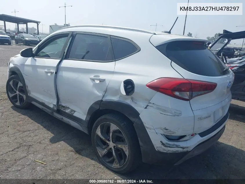 KM8J33A27HU478297 2017 Hyundai Tucson Sport