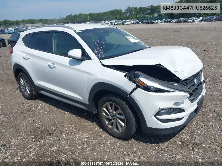 KM8J3CA47HU526625 2017 Hyundai Tucson Se Plus