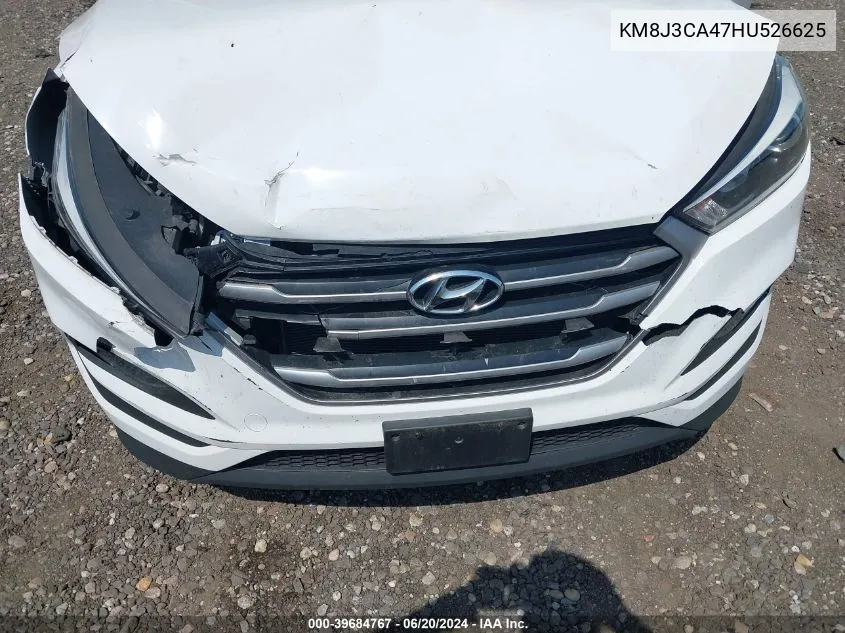 KM8J3CA47HU526625 2017 Hyundai Tucson Se Plus