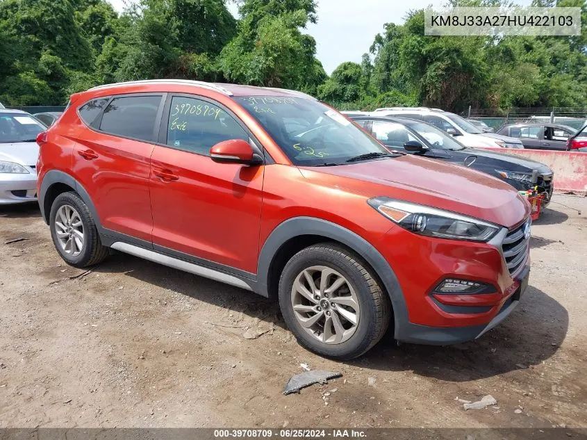 KM8J33A27HU422103 2017 Hyundai Tucson Eco