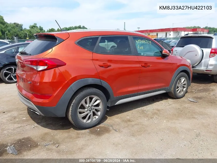 KM8J33A27HU422103 2017 Hyundai Tucson Eco