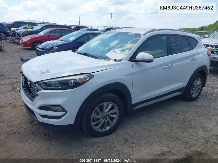 KM8J3CA49HU367462 2017 Hyundai Tucson Se Plus