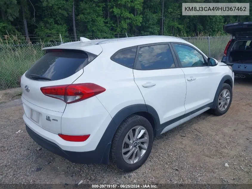 KM8J3CA49HU367462 2017 Hyundai Tucson Se Plus