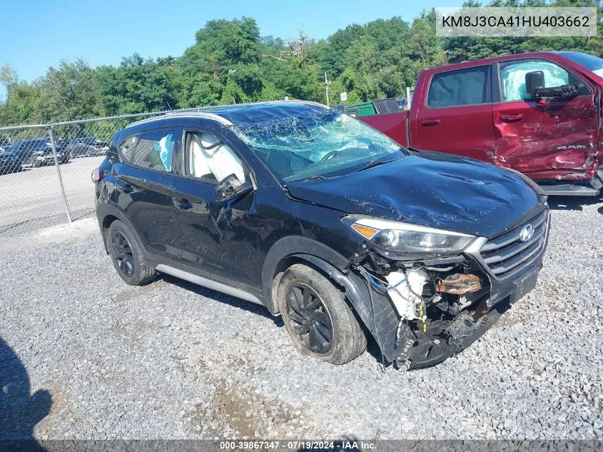 KM8J3CA41HU403662 2017 Hyundai Tucson Se