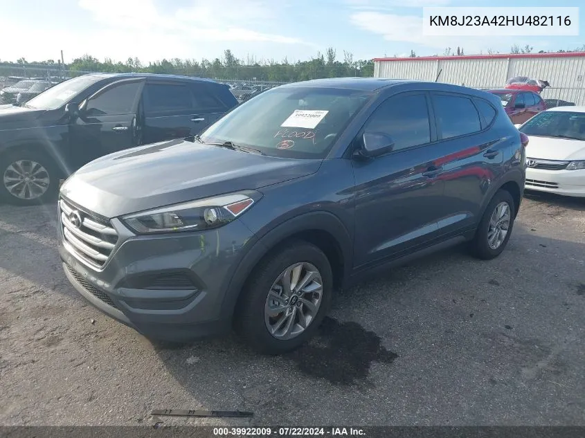 KM8J23A42HU482116 2017 Hyundai Tucson Se