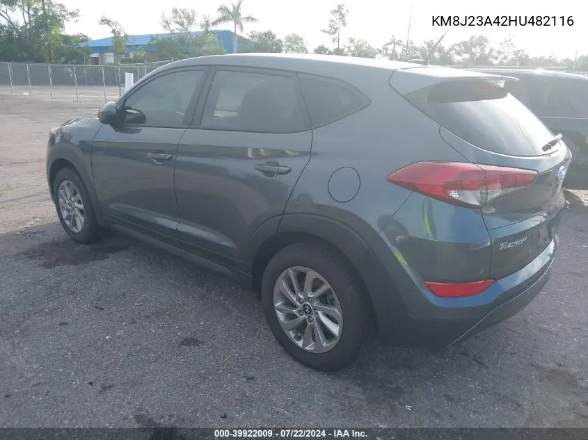 KM8J23A42HU482116 2017 Hyundai Tucson Se