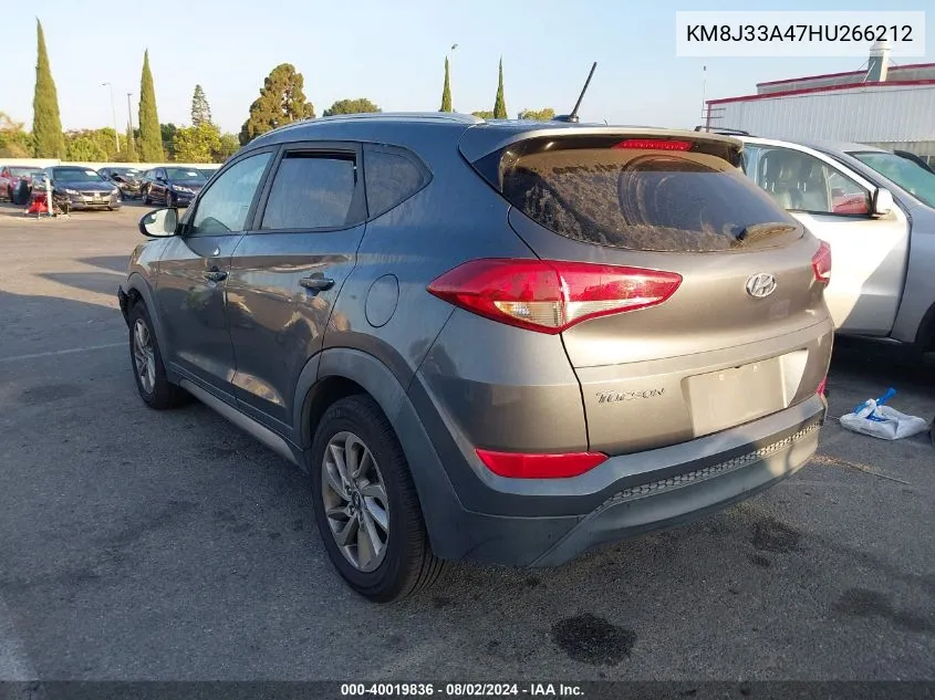 KM8J33A47HU266212 2017 Hyundai Tucson Se