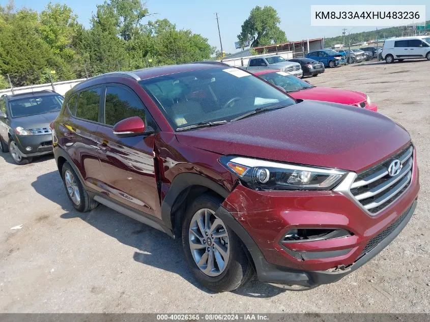 KM8J33A4XHU483236 2017 Hyundai Tucson Se Plus