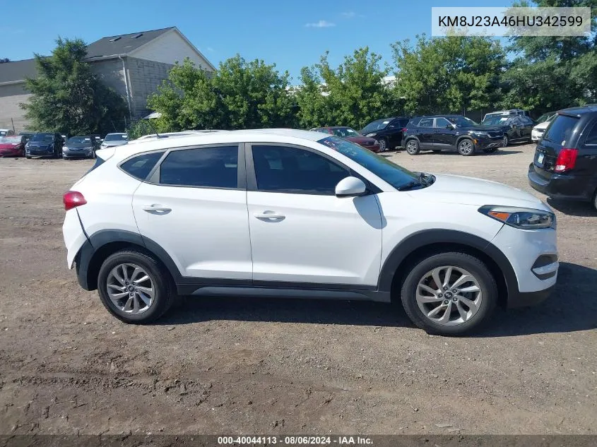 KM8J23A46HU342599 2017 Hyundai Tucson Se/Se Plus