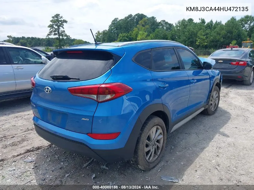 KM8J3CA44HU472135 2017 Hyundai Tucson Se